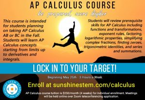 Sunshine STEM Academy AP Calculus Course