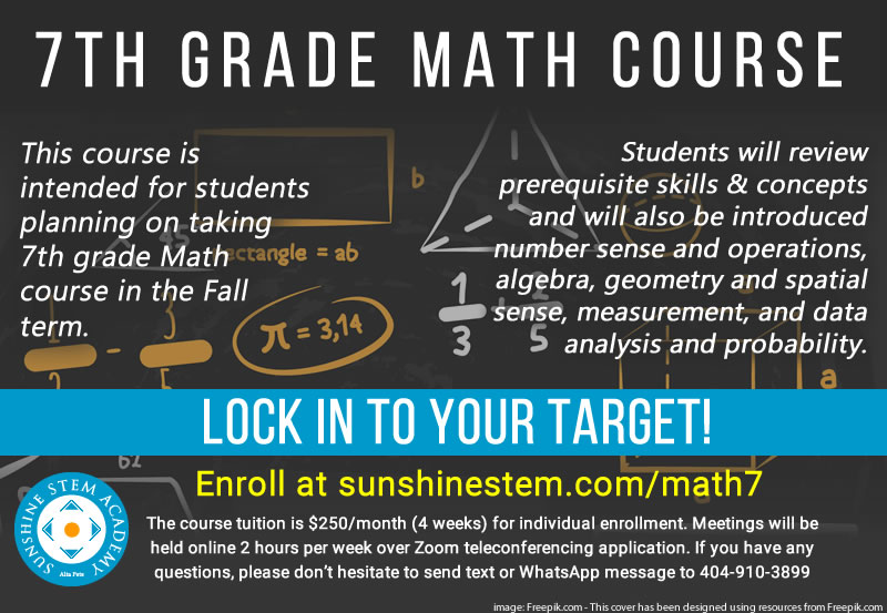 Sunshine STEM Academy - Math 7th Grade