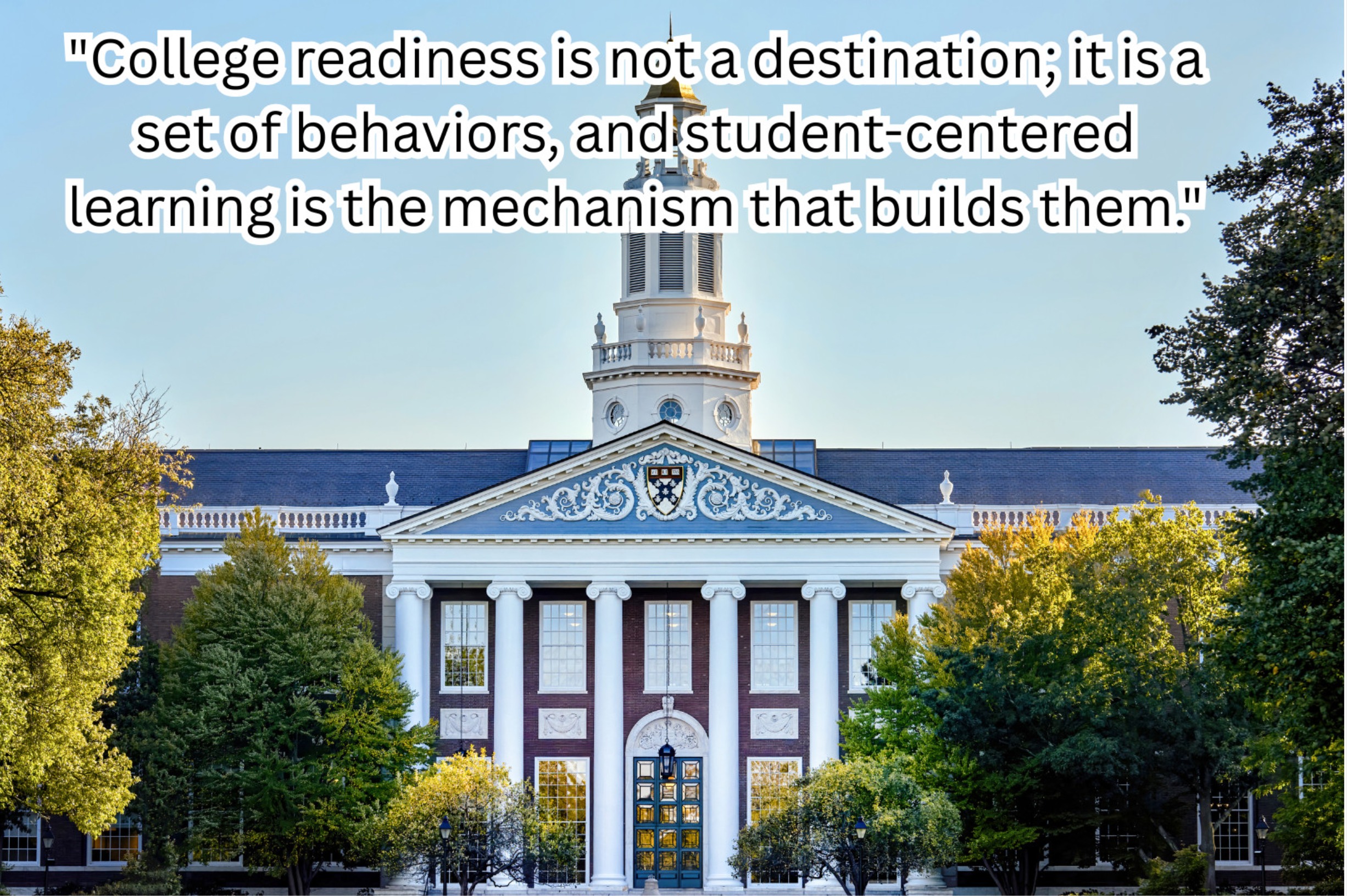 College readiness is not a destination; it is a set of behaviors, and student-centered learning is the mechanism that builds them. - Sunshine STEM Academy
