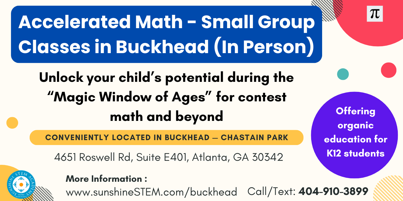Sunshine-STEM-Academy - Accelerated Math Classes - Buckhead